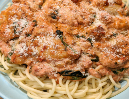 Chicken with Tomato Cream Sauce